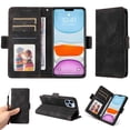thumbnail image 1 of Funda GANGXUN para iPhone 12 Pro Max con diseño acolchado elegante, cuero PU, protección total y ajuste preciso, 1 of 5