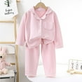 thumbnail image 3 of Caqnni Toddler Girls Little GirlsFall Outfits Pullover Sweatshirt Pants Set Kids Fall Winter Spring Sweatsuit Warm Winter for Girls 6 9 12 18 24 Months，9-10 Years，Light Pink, 3 of 3