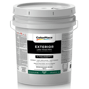 ColorPlace Medium Base, Flat, Classic Exterior House Paint, 5 gal