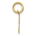 thumbnail image 2 of Diamond2Deal 14K Yellow Gold Small Script Letter P Initial Pendant for Women, 2 of 6
