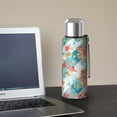 thumbnail image 5 of 20 Oz Pioneer Flower Coffee Tumbler Double Wall Insulated Stainless Steel Water Bottle | Metal Reusable Thermoses Flask with Cup Cap | Leak & Sweat Proof with Anti-Dust Lid, 5 of 7