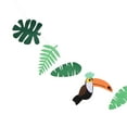 thumbnail image 5 of Toucan Tropical Leaves Felt Jungle Tiki Berach Party Decor, 5 of 8