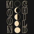 thumbnail image 3 of Moon Child Women's V-Neck T-shirt Astrology Lunar Cycle Phases Astronomy Mystical Spiritual Zodiac Sign June July Luna Tee, 3 of 7