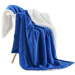NANPIPER Sherpa Blanket Twin Thick Warm Blanket for Winter Bed Super Soft  Fuzzy Flannel Fleece/Wool Like Reversible Velvet Plush Blanket (Purple Twin