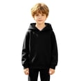 thumbnail image 6 of felwors Boys and Girls Oversized Hoodies Pullover Workout Sweatshirts for Teen Boys and Girls (Black,3-4 Years), 6 of 7