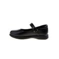 thumbnail image 2 of Petalia Girls' Embroided Hook & Loop Faux Leather School Shoes (Little Kids), 2 of 5