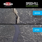 Black Jack Speed-Patch Blacktop Crack & Hole Repair - 10 lbs., Ready-To-Use Asphalt Patching Compound, Asphalt Crack Filler, Asphalt Patch, 10 lb.