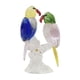 thumbnail image 5 of Estatua de loro de cristal, figura de pájaro, escultura, modelo animal, adorno colorido para Rosado, 5 of 9