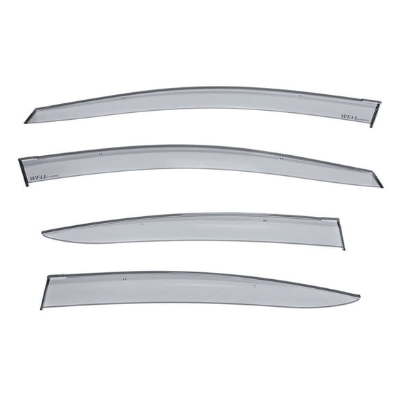 Wellvisors Side Window Visors Deflectors Rain Guards Premiums Series for 2017-2023 Subaru Impreza Sedan 3-847SU015
