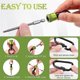 thumbnail image 5 of 12pcs Bit Holder Key Chain 1/4inch Bit Holder Hex Shank Screwdriver Portable Light-weight Quick-rele, 5 of 5