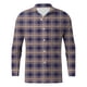 thumbnail image 5 of Camisas Para Hombre Casual Hombres manga larga Otoño Invierno Casual Plaid impreso camisas Top blusa camisas (Coffee, M), 5 of 7