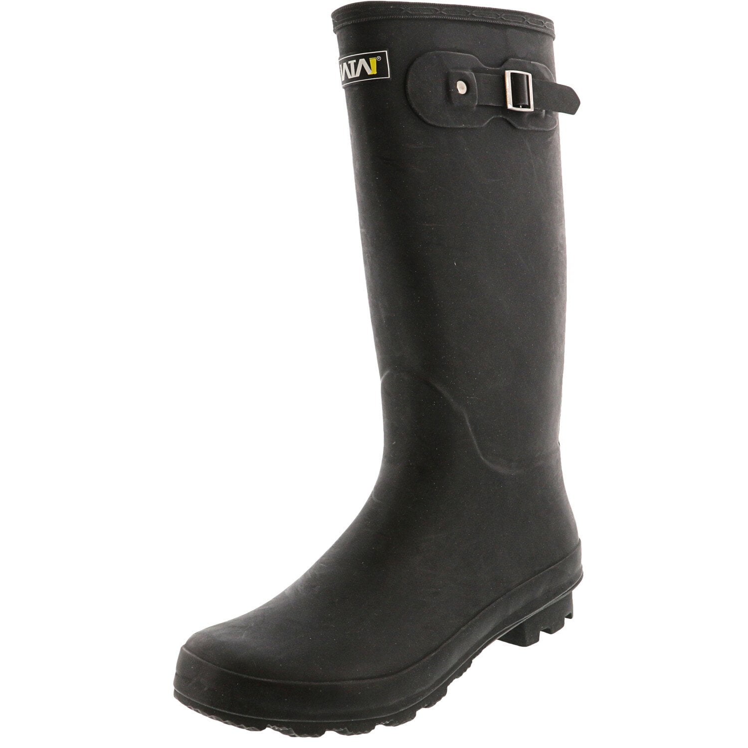 Wtw Women's Original Tall Rain Boots Black Mid-Calf Rubber Boot - 10M ...