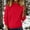 Red, variant on JJHGVB Long Sweaters for Women Winter for Women Holiday Sweater Long Sleeve Undershirt for Women Pullover Sweater Ladies Sweaters Chunky Knit Fall Sweaters Womens Sweaters Blue L