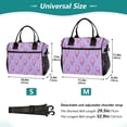 thumbnail image 2 of Large Insulated Lunch Bags for Women Men Leakproof Thermal Meal Lunch Tote Bag for Office Work Picnic Travel Melting Ice Popsicle Pattern 9L, 2 of 6