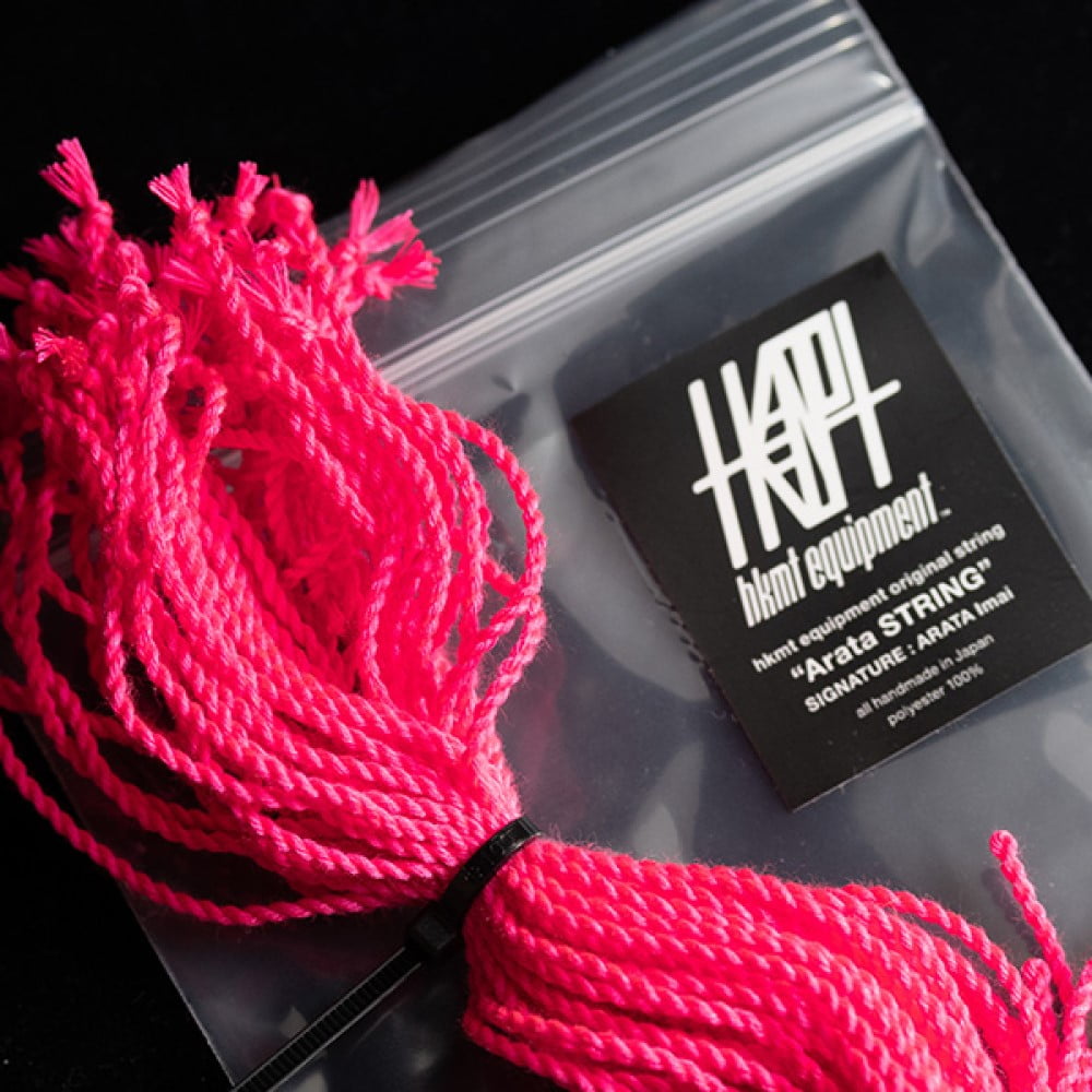 HKMT Equipment Arata YoYo String Arata Imai Signature 50 Pack of YoYo Strings (Neon Pink