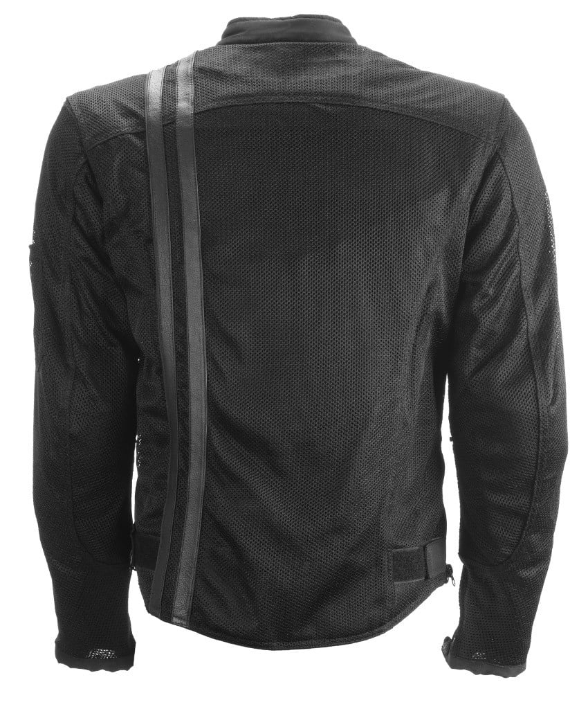 4XL Highway 21 Men/'s TURBINE Mesh Motorcycle Jacket w//Removable Liner Black