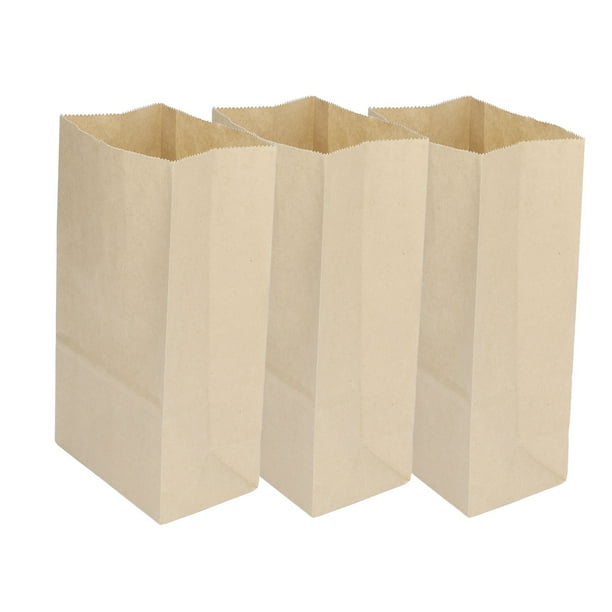 Bolsa De Papel Para Alimentos, Bolsa De Papel Kraft Segura Para Microondas Resistente Al Desgarro A Prueba De Grasa Desechable Para Hamburguesas