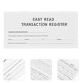 thumbnail image 1 of 6 Large Print Financial Register Checkbooks Portable Check Register Set, 1 of 8