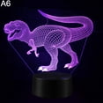 thumbnail image 2 of Dinosaur 3D Illusion Color Changing LED Desk Light Child Room Table Night Lamp, 2 of 7
