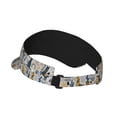 thumbnail image 2 of Balery Llama and Cactus1 Sport Wear Athletic Visor Sun Sports Visor Hat Visor Adjustable Cap for Women and Men (One Size), 2 of 7