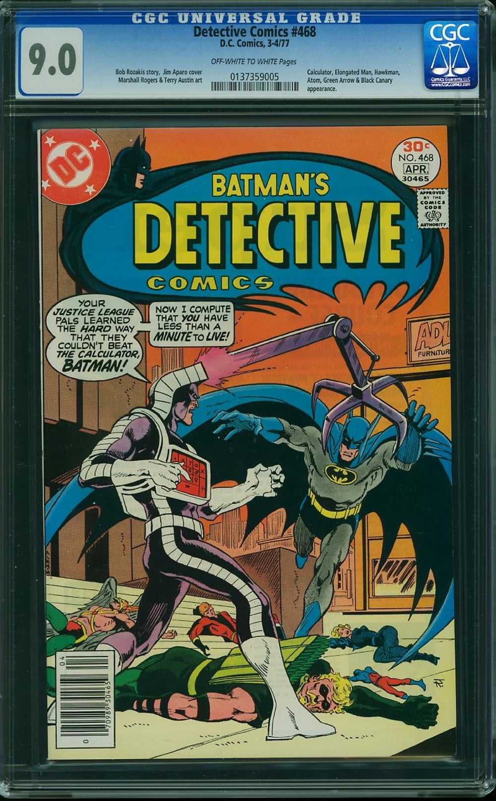 Cover of Detective Comics #468