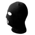 thumbnail image 3 of 3 Hole Winter Ski Mask Balaclava - Black, 3 of 3