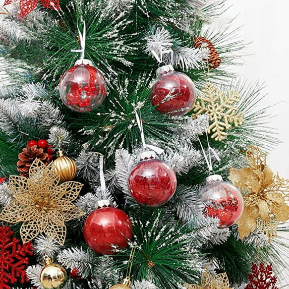 Happy Date 30Pcs/Set Christmas Balls Ornaments,Premium Shatterproof Christmas Baubles for Xmas Christmas Tree,Hanging Ball