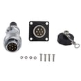 thumbnail image 1 of Garosa 400V WS16 Aviation Plug Socket Connector Stable Electrical Performance Waterproof Power Connector,Male Plug Female Socket Connector,Waterproof Power Connector, 1 of 8