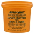 thumbnail image 1 of Manteca de cacao Africare 10.5 oz - para piel y cabello - Enriquecida con vitamina E y manteca de karité, 1 of 5