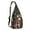 Black-26, variant on Woodland Mushroom Sling Backpack – Cottagecore Aesthetic Crossbody Bag – Lightweight Hiking and Travel Shoulder Bag for Students, Artists, and Witchy Souls