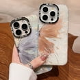 thumbnail image 2 of Fashion Ins Butterfly Case for iPhone 15 Pro Max 15 Plus Plating Lens Protect Shell Cover for iPhone 14 13 11 12 Pro X Xs Max Xr, 2 of 7