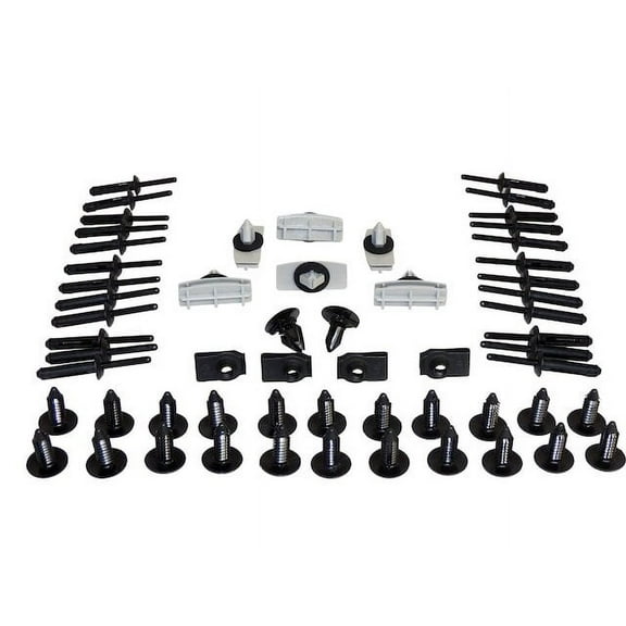 Fender Flare Hardware Kit - Compatible with 2007 - 2018 Jeep Wrangler Unlimited Moab 2008 2009 2010 2011 2012 2013 2014 2015 2016 2017