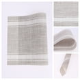 thumbnail image 2 of REGALWOVEN Placemats Set of 6 Vinyl Placemats for Kitchen Dining Table Decor Washable Heat Resistant Table Placemats Wipeable Table Mat White 18*12in, 2 of 7