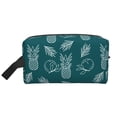 thumbnail image 2 of Uemuo Tropical Pineapple Pattern Portable Toiletry Bags with Handle, Waterproof travel Make up Bags for Women, Large Capacity Travel Cosmetic Bags, 2 of 9