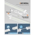 thumbnail image 4 of Lámpara LED para taller ELEKICO, 4 pies, 60 W, 10000 lm, 5000 K, conectable, 220 V, 4 of 8