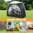 thumbnail image 2 of Waterproof Bike Storage Tent Outdoor Portable Shed Cover Garden Backyard Storage, 2 of 7