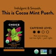 thumbnail image 4 of Choice Organics Mint Tea Variety Pack, Herbal & Puerh Black Tea Bags, 3 Boxes of 16, 4 of 7