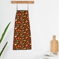 thumbnail image 3 of Uemuo Autumn Leaves Printed Bib Apron, Adjustable , Water and Oil Resistant, Cooking Kitchen Chef Apron for Women Men, 3 of 5