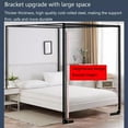 thumbnail image 6 of Canopy Bed Frame Bracket, Four Corner Mosquito Net Bracket, 4 Corner Bed Canopy Pole for Twin/Full/Queen/King Size Beds, 6 of 7