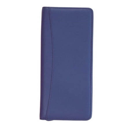 Royce Leather 332-RB-5 International Expanded All Nappa Cowhide Document Case - Ocean Blue