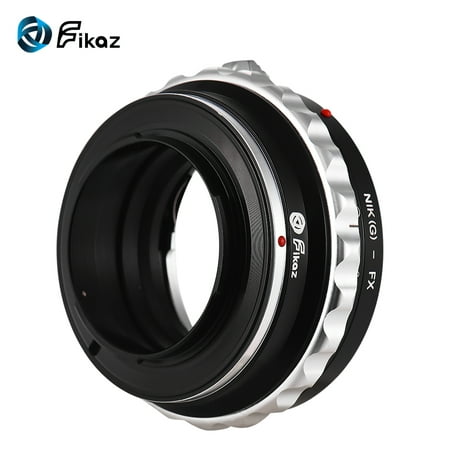 Fikaz High Lens Mount Adapter Ring Aluminum Alloy for Nikon G/S/D Lens to Fuji X-A1/X-A2/X-A3/X-E1/X-E2/X-E3/X-M1/X-Pro1/X-Pro2/X-/X-T1/X-T10/X-T20/X-T2/X10/X20/X30/XF1/XQ1/XQ2 FX-Mount Mirrorless (Best Nikon To Fuji Adapter)