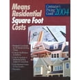 thumbnail image 1 of Pre-Owned Means Residential Square Foot Costs: Contractor's Pricing Guide 2004 (Paperback) 087629719X 9780876297193, 1 of 1