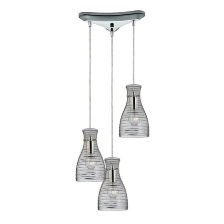 

Elk Home Strata 10 Wide 3-Light Mini Pendant - Polished Chrome