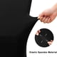 thumbnail image 4 of Mantel Smiry Spandex de 4 pies negro para mesa rectangular, 4 of 8