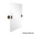thumbnail image 2 of Frameless Rectangular Tilt Mirror with Beveled Edge in Satin Nickel, 2 of 5