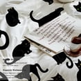 thumbnail image 7 of Black Cats Blanket Throw Super Soft and Cozy Blankets for Home Decoration, Couch, Bed, Sofa Small for Kids for All Seasons Black Cats Small for Kids, 7 of 7
