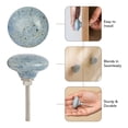 thumbnail image 2 of Ellementry Set of 6 Handcrafted Ceramic Cabinet Knobs – Breeze Blue Decorative Drawer Knobs for Dresser, Cupboard & Furniture – Artisan Furniture Hardware for Kitchen and Wardrobe, 2 of 9