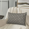 thumbnail image 5 of Daiia Black Plaid Heart Bedding Waterproof Pillow Protector Zippered Queen – Bed Bug Proof Pillow Encasement-20"x30", 5 of 6