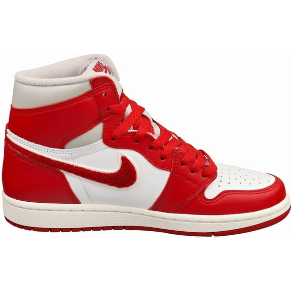 Women's Jordan 1 Retro Hi OG Lt Iron Ore/Varsity Red-Sail (DJ4891 061) - 5