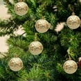 thumbnail image 6 of XYAIYT 6 Pack Christmas Ball Christmas Tree Ornaments Shatterproof Painted Gloss Matte Glitter Finish Lightweight Easy to Hang for Home Holiday Tree Mantel Wreath Office Party Decoration 2.4in Gold, 6 of 6